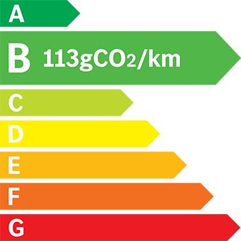 Étiquette énergie 113 g/km